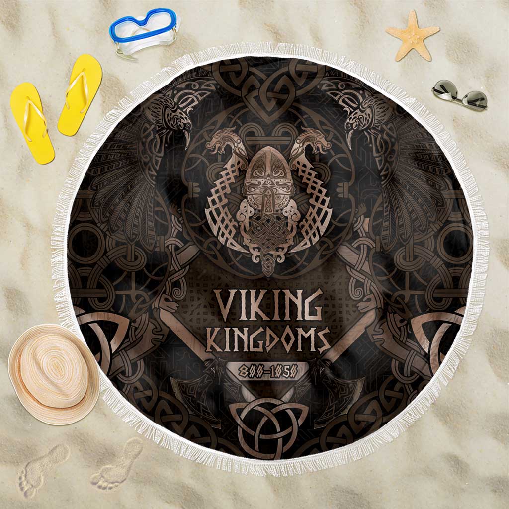 The Viking World Tour Beach Blanket Ancient Celtic Knot Patterns - Wonder Print Shop