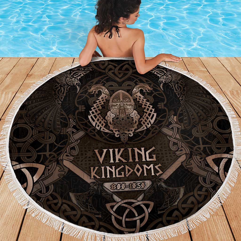 The Viking World Tour Beach Blanket Ancient Celtic Knot Patterns - Wonder Print Shop
