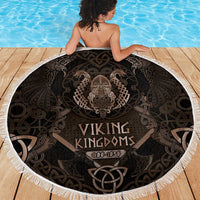 The Viking World Tour Beach Blanket Ancient Celtic Knot Patterns - Wonder Print Shop