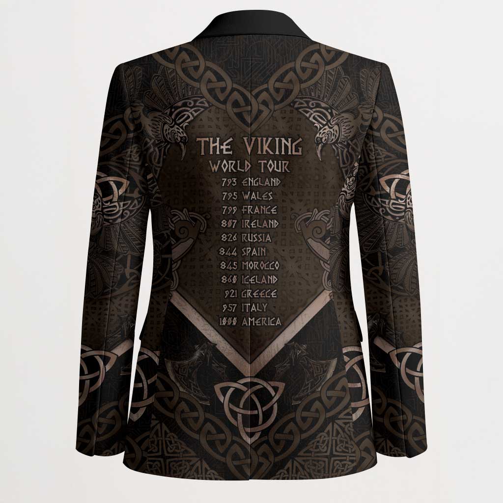 The Viking World Tour Blazer Ancient Celtic Knot Patterns - Wonder Print Shop