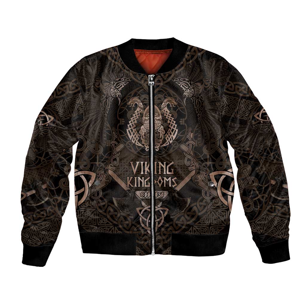 The Viking World Tour Bomber Jacket Ancient Celtic Knot Patterns - Wonder Print Shop