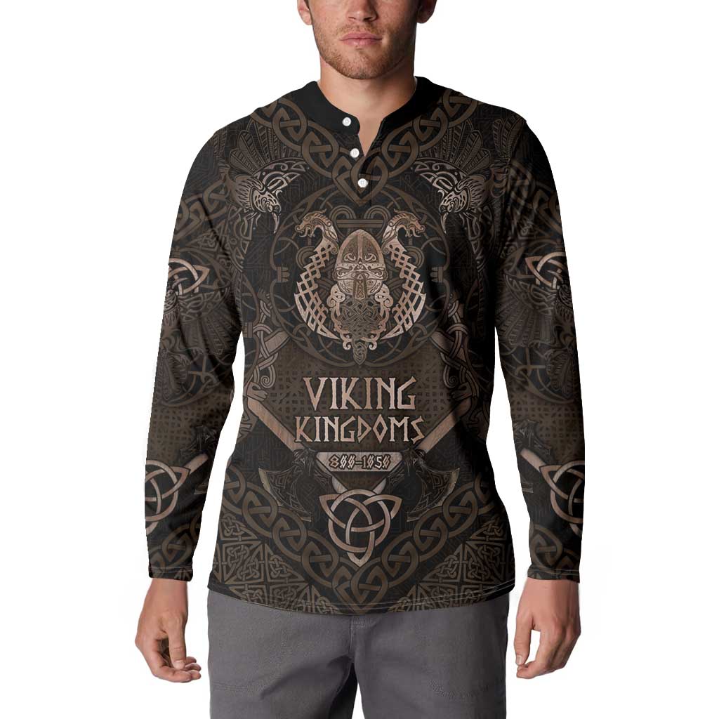 The Viking World Tour Button Sweatshirt Ancient Celtic Knot Patterns - Wonder Print Shop