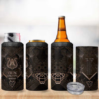 The Viking World Tour 4 in 1 Can Cooler Tumbler Ancient Celtic Knot Patterns - Wonder Print Shop