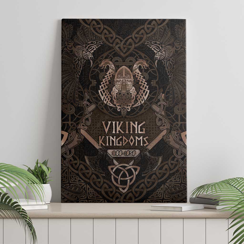The Viking World Tour Canvas Wall Art Ancient Celtic Knot Patterns - Wonder Print Shop