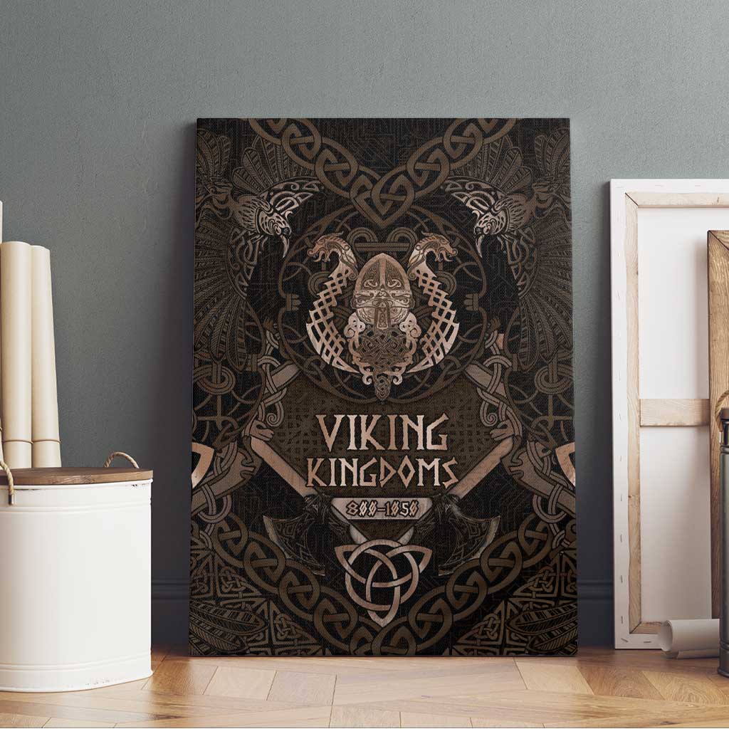 The Viking World Tour Canvas Wall Art Ancient Celtic Knot Patterns - Wonder Print Shop
