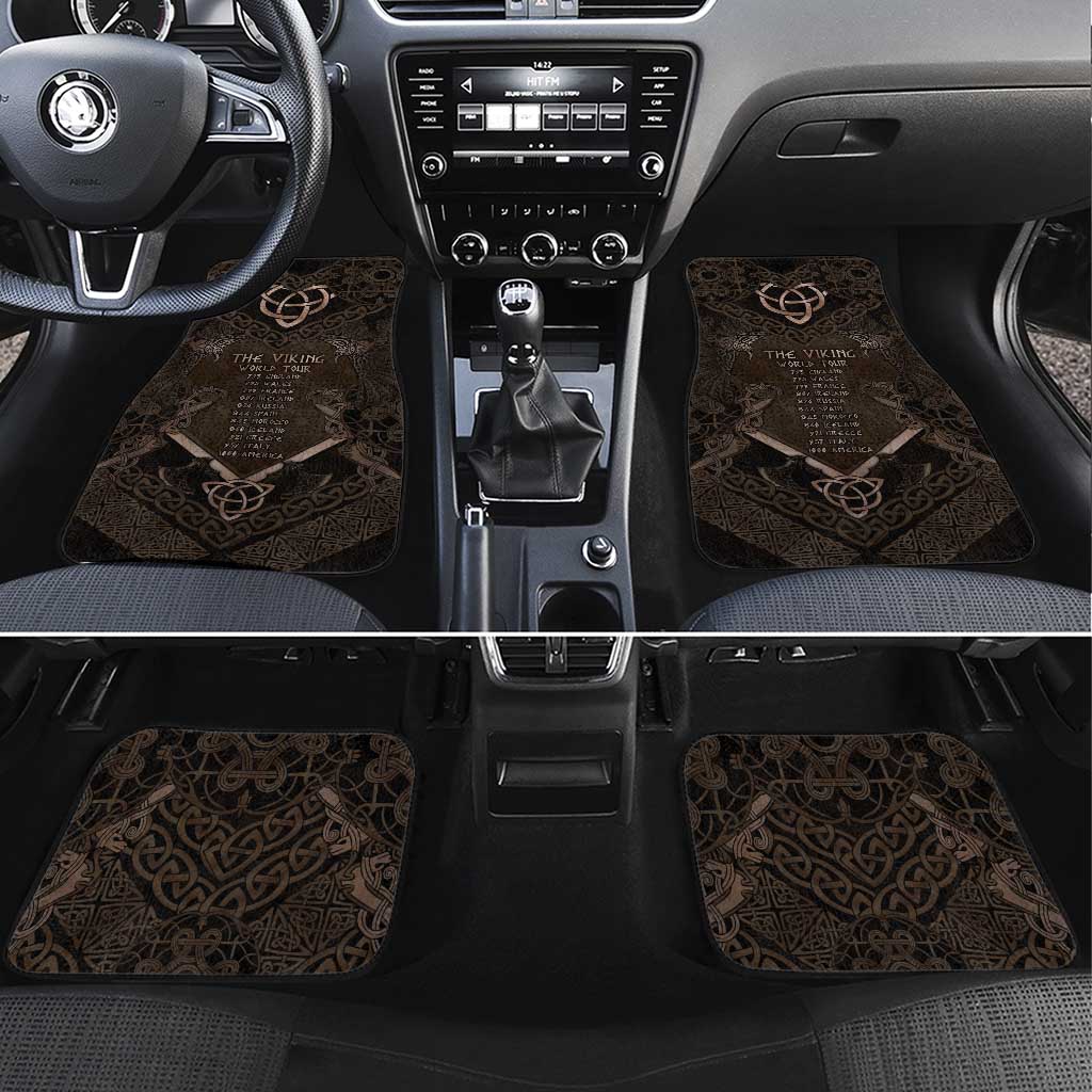 The Viking World Tour Car Mats Ancient Celtic Knot Patterns - Wonder Print Shop