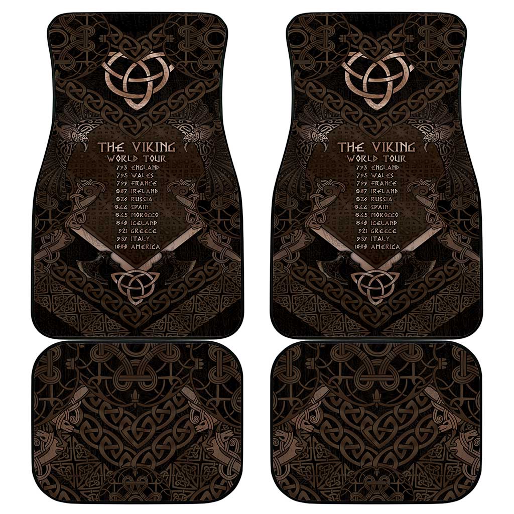 The Viking World Tour Car Mats Ancient Celtic Knot Patterns - Wonder Print Shop