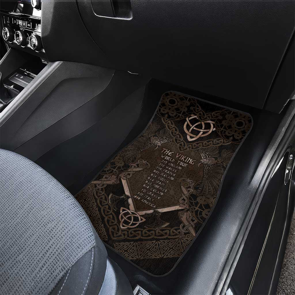 The Viking World Tour Car Mats Ancient Celtic Knot Patterns - Wonder Print Shop