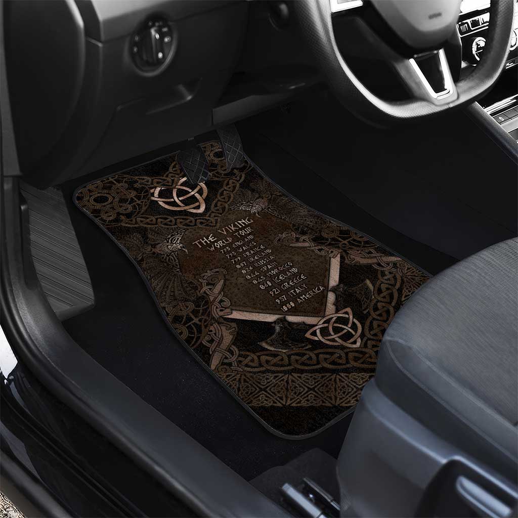 The Viking World Tour Car Mats Ancient Celtic Knot Patterns - Wonder Print Shop