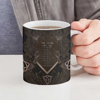 The Viking World Tour Ceramic Mug Ancient Celtic Knot Patterns - Wonder Print Shop