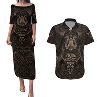 The Viking World Tour Couples Matching Puletasi and Hawaiian Shirt Ancient Celtic Knot Patterns - Wonder Print Shop
