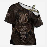 The Viking World Tour Cross Shoulder Shirt Ancient Celtic Knot Patterns - Wonder Print Shop