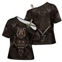 The Viking World Tour Cross Shoulder Shirt Ancient Celtic Knot Patterns - Wonder Print Shop