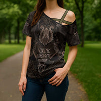 The Viking World Tour Cross Shoulder Shirt Ancient Celtic Knot Patterns - Wonder Print Shop
