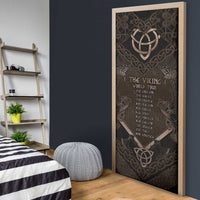 The Viking World Tour Door Cover Ancient Celtic Knot Patterns - Wonder Print Shop