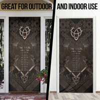 The Viking World Tour Door Cover Ancient Celtic Knot Patterns - Wonder Print Shop
