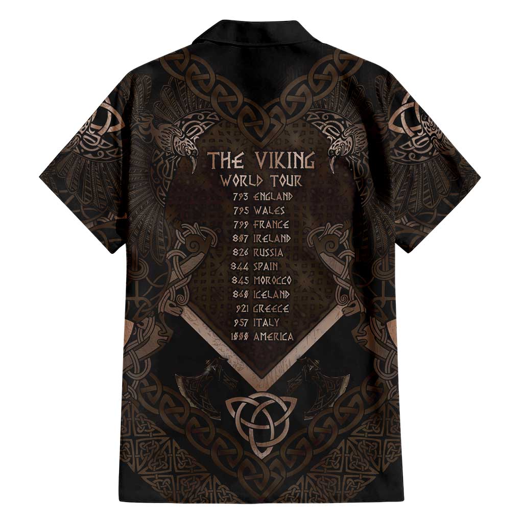 The Viking World Tour Family Matching Mermaid Dress and Hawaiian Shirt Ancient Celtic Knot Patterns - Wonder Print Shop