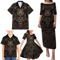 The Viking World Tour Family Matching Puletasi and Hawaiian Shirt Ancient Celtic Knot Patterns - Wonder Print Shop