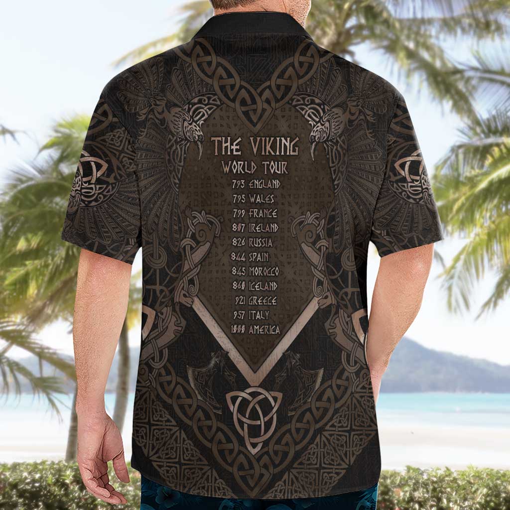 The Viking World Tour Hawaiian Shirt Ancient Celtic Knot Patterns - Wonder Print Shop