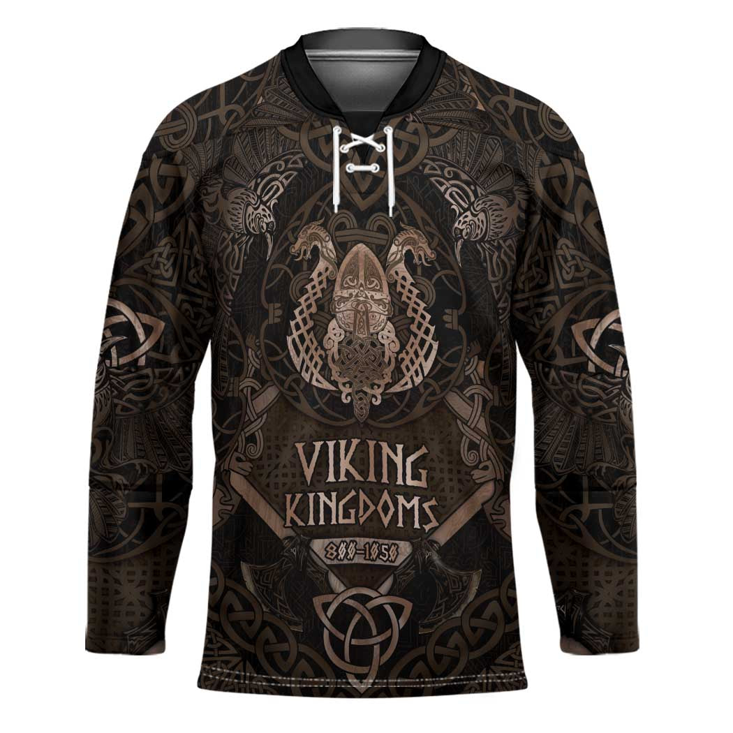 The Viking World Tour Hockey Jersey Ancient Celtic Knot Patterns - Wonder Print Shop