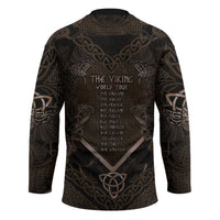 The Viking World Tour Hockey Jersey Ancient Celtic Knot Patterns - Wonder Print Shop