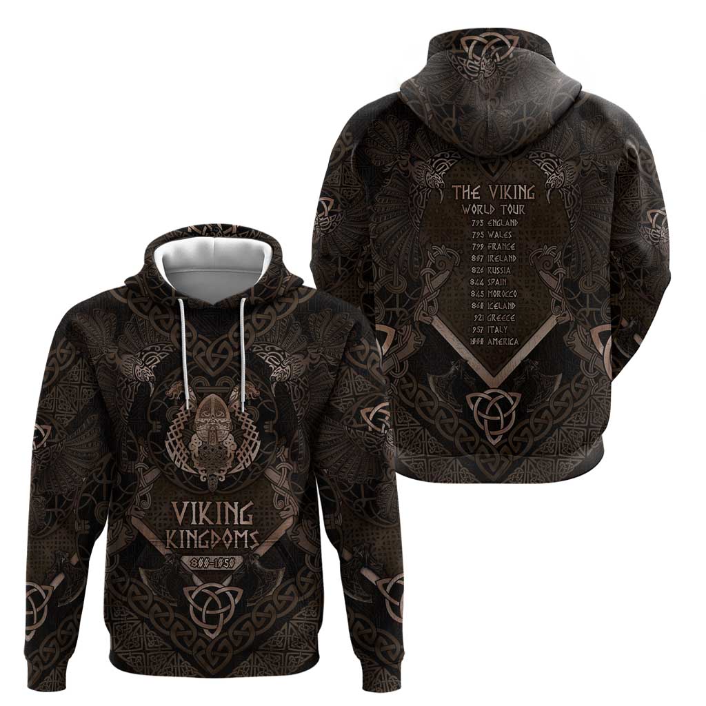 The Viking World Tour Hoodie Ancient Celtic Knot Patterns - Wonder Print Shop