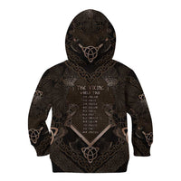 The Viking World Tour Kid Hoodie Ancient Celtic Knot Patterns - Wonder Print Shop