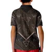 The Viking World Tour Kid Polo Shirt Ancient Celtic Knot Patterns - Wonder Print Shop
