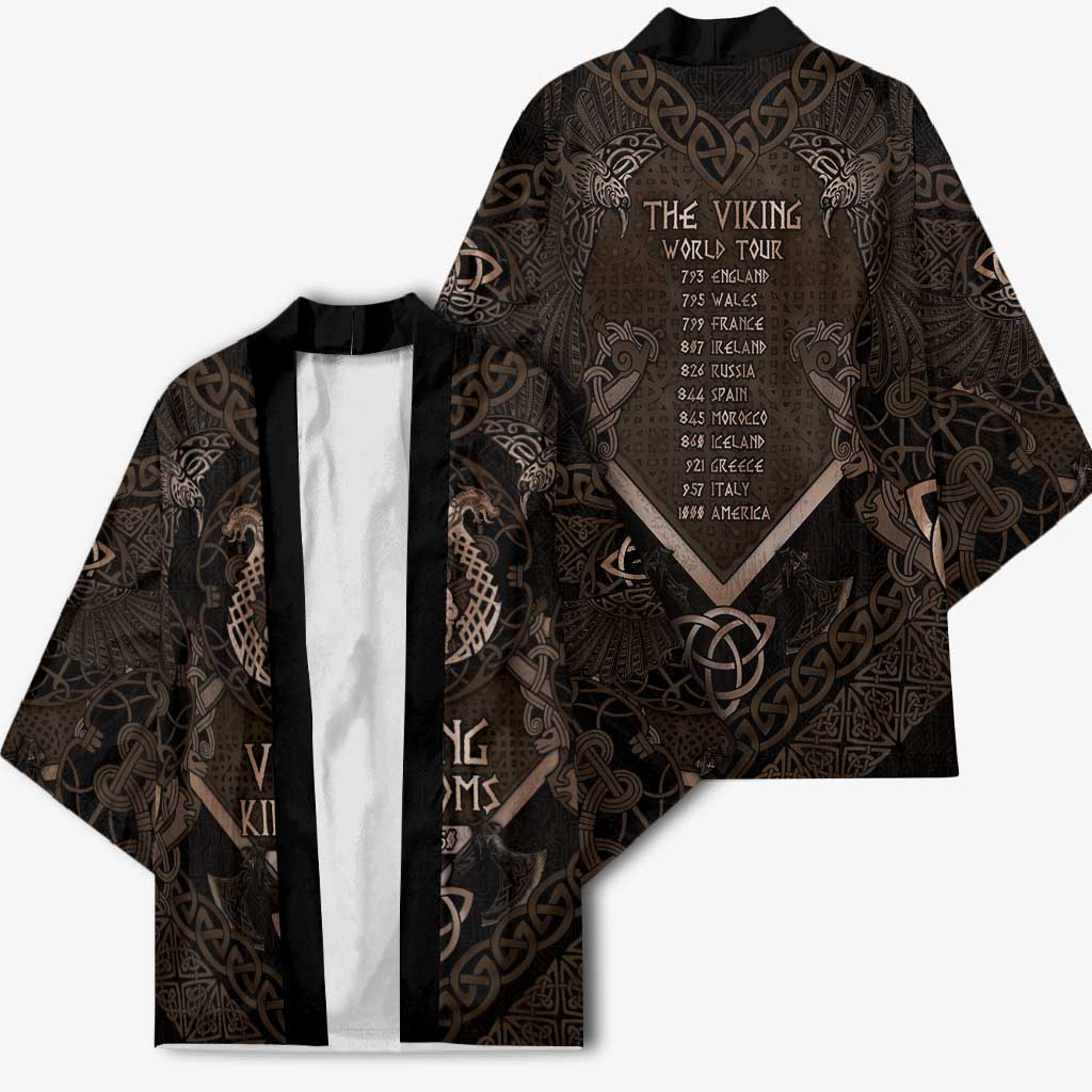 The Viking World Tour Kimono Ancient Celtic Knot Patterns - Wonder Print Shop