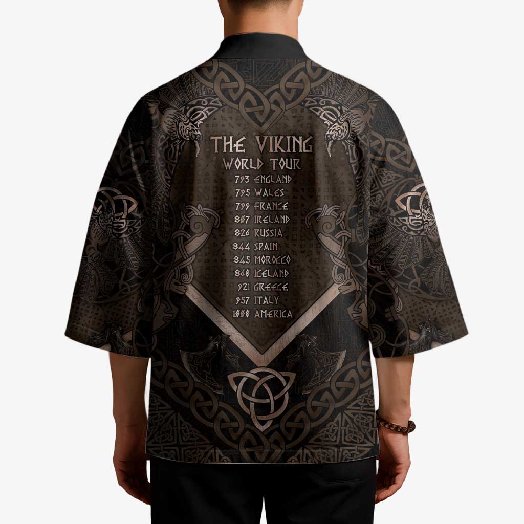 The Viking World Tour Kimono Ancient Celtic Knot Patterns - Wonder Print Shop