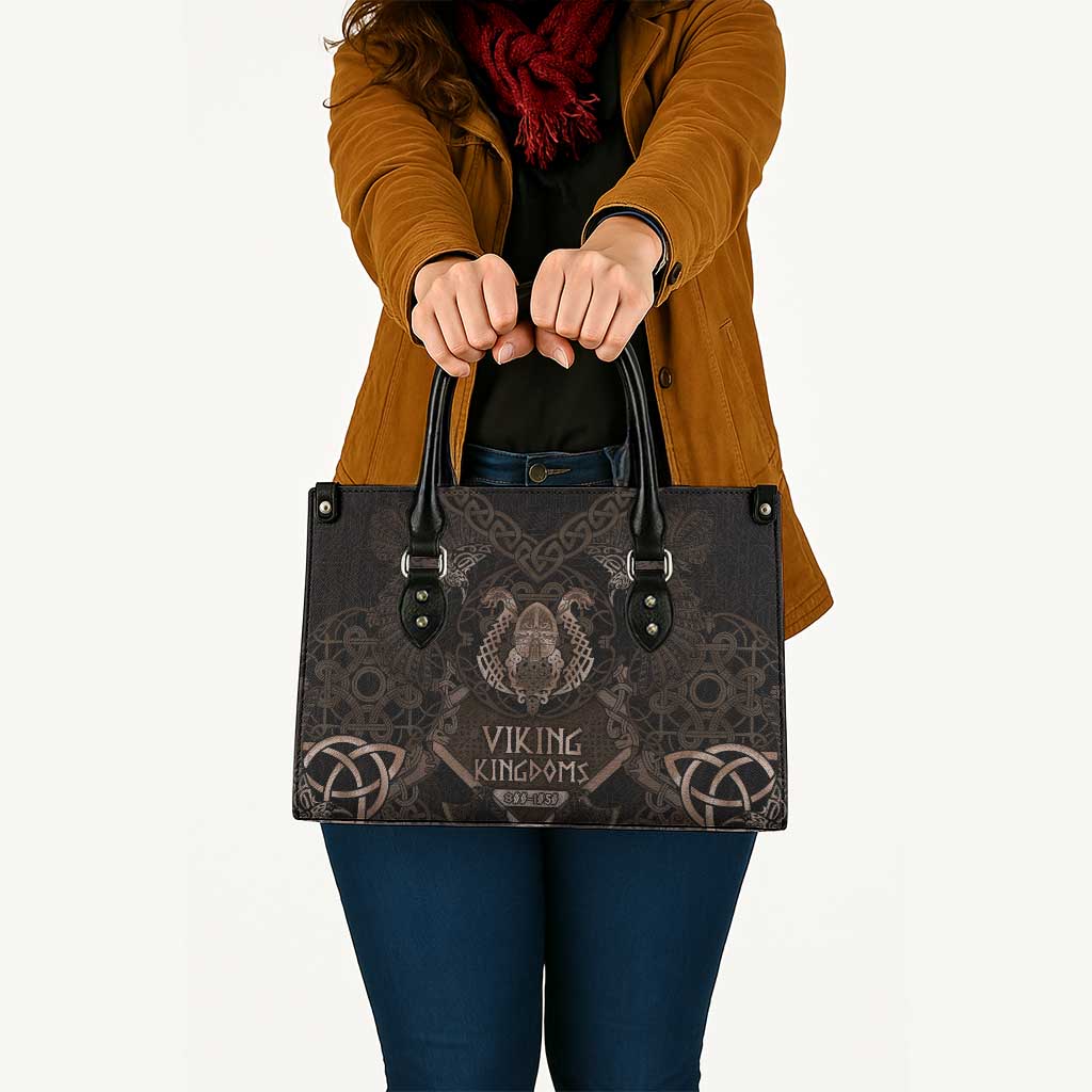 The Viking World Tour Leather Bag Ancient Celtic Knot Patterns - Wonder Print Shop