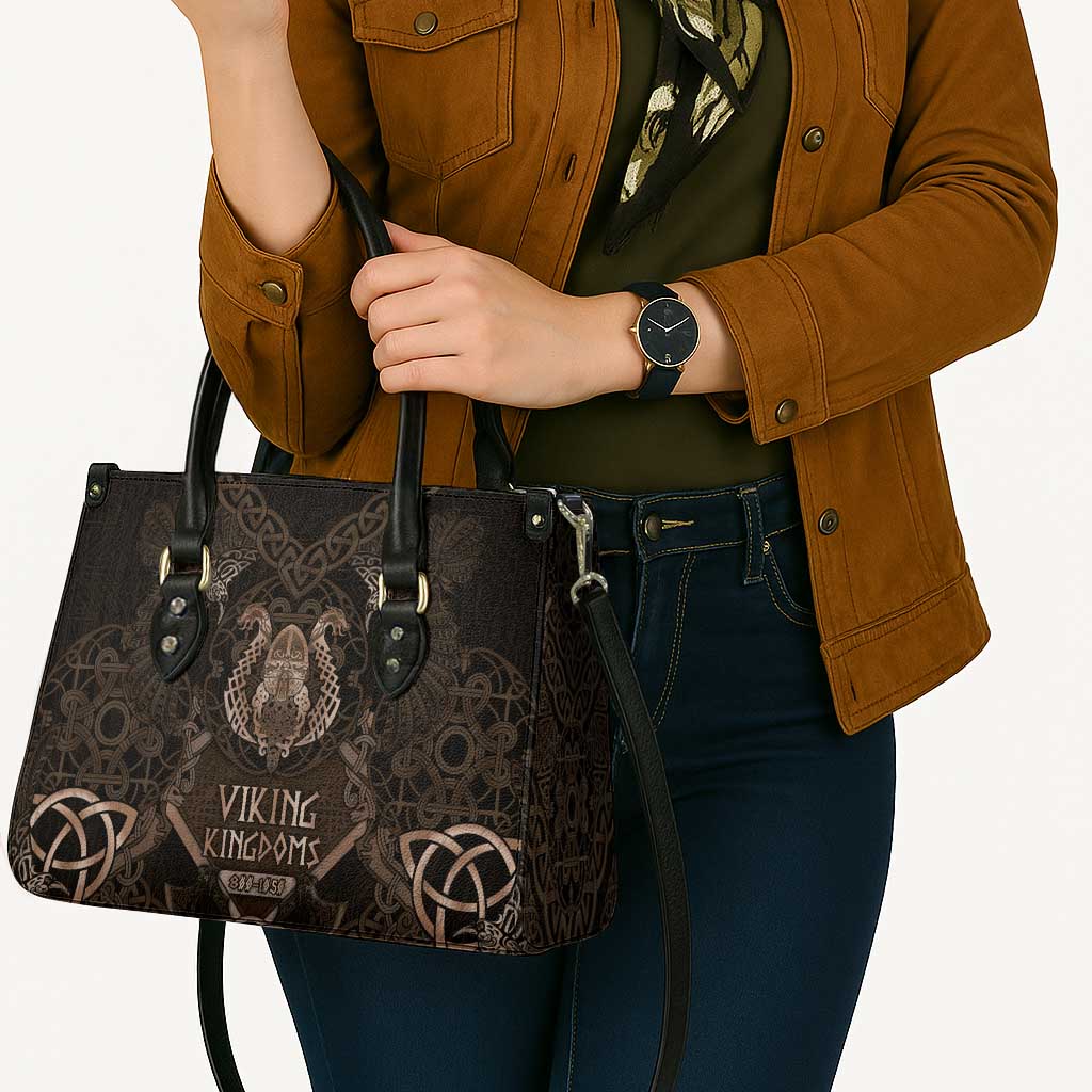 The Viking World Tour Leather Bag Ancient Celtic Knot Patterns - Wonder Print Shop