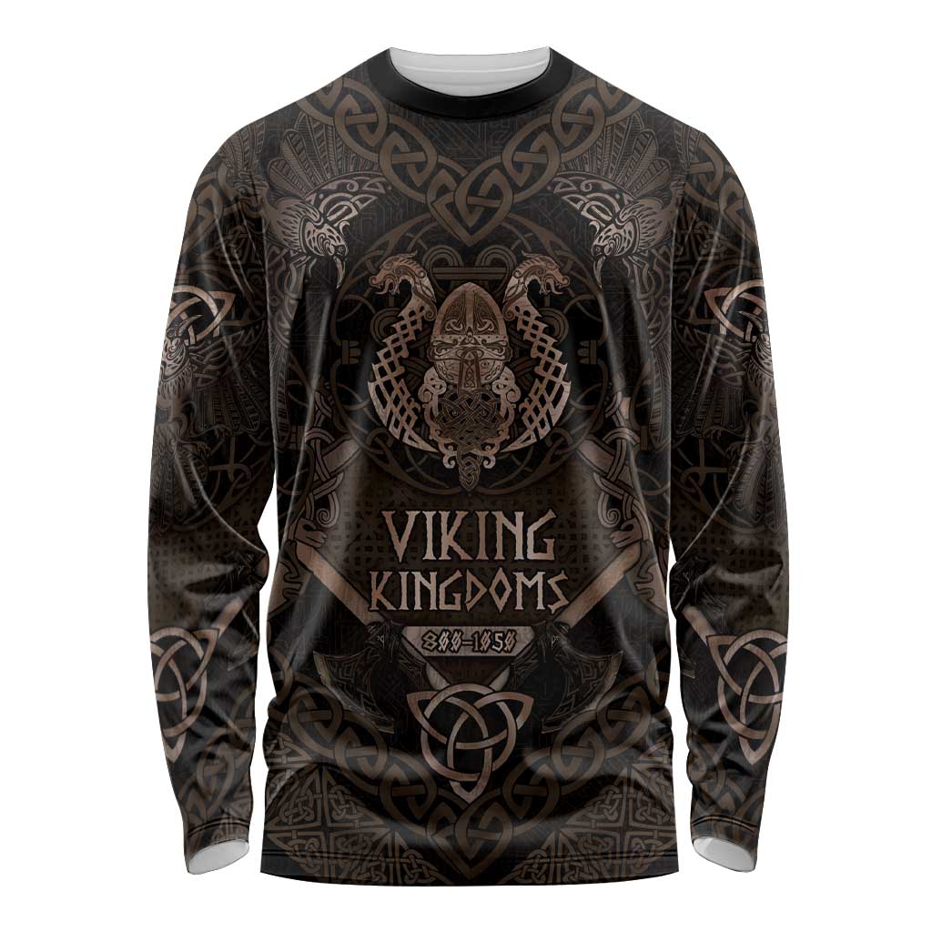 The Viking World Tour Long Sleeve Shirt Ancient Celtic Knot Patterns - Wonder Print Shop