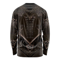 The Viking World Tour Long Sleeve Shirt Ancient Celtic Knot Patterns - Wonder Print Shop