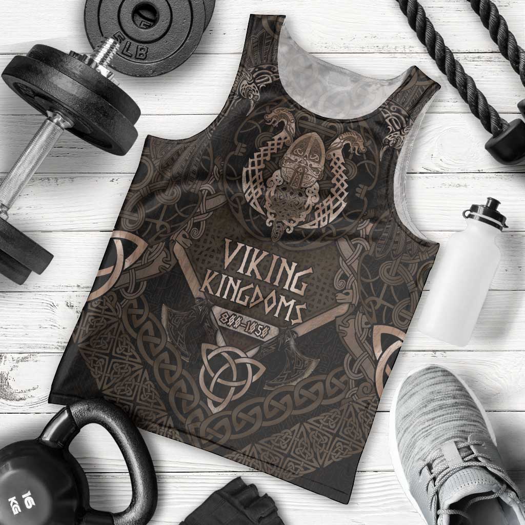 The Viking World Tour Men Tank Top Ancient Celtic Knot Patterns - Wonder Print Shop