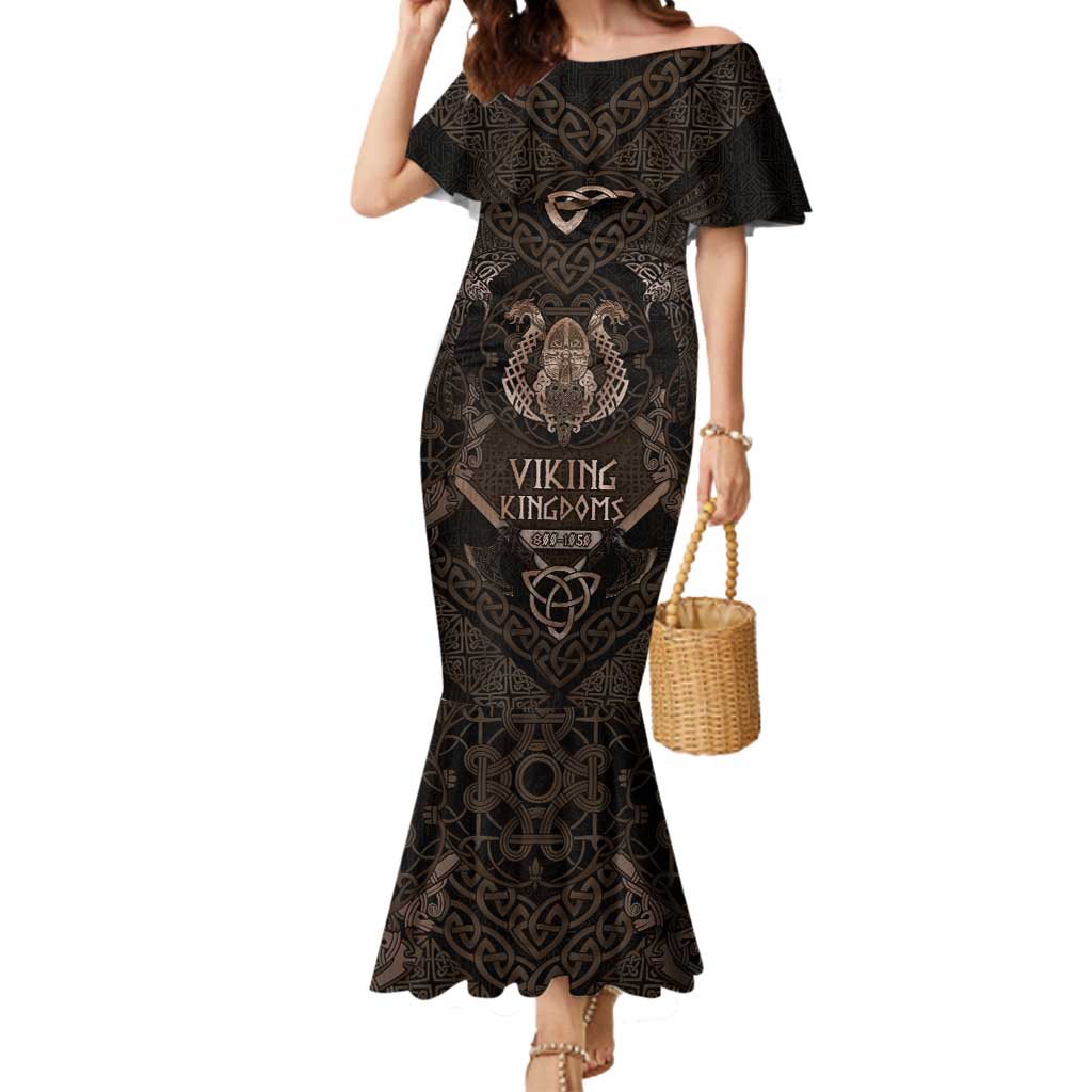 The Viking World Tour Mermaid Dress Ancient Celtic Knot Patterns - Wonder Print Shop