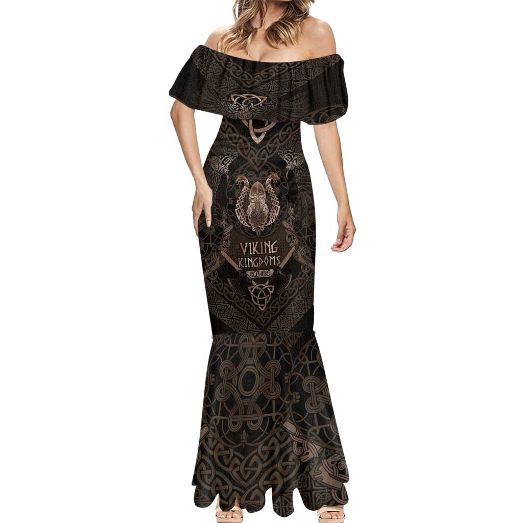 The Viking World Tour Mermaid Dress Ancient Celtic Knot Patterns - Wonder Print Shop