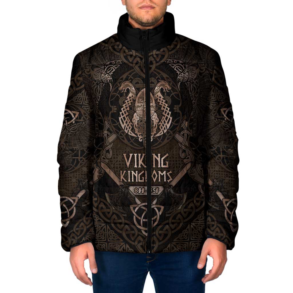 The Viking World Tour Padded Jacket Ancient Celtic Knot Patterns - Wonder Print Shop