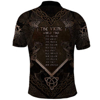 The Viking World Tour Polo Shirt Ancient Celtic Knot Patterns - Wonder Print Shop
