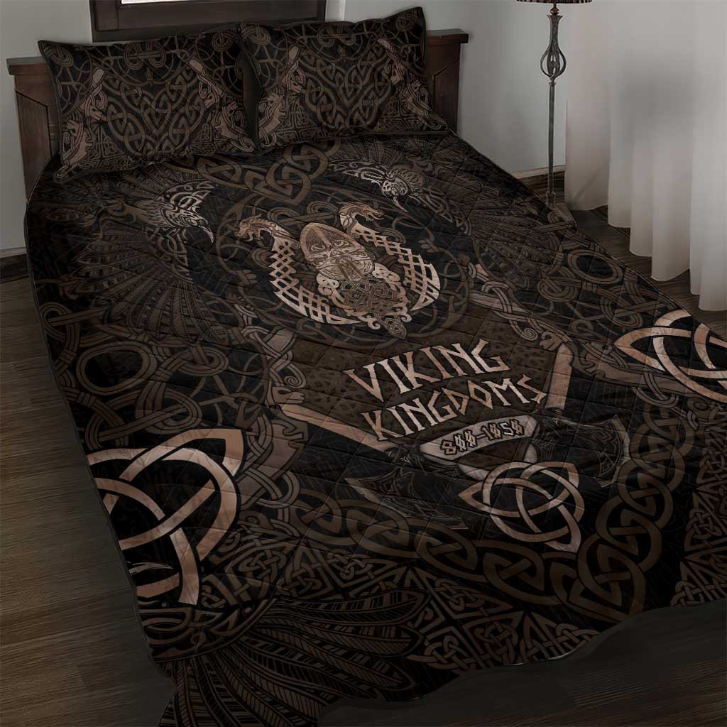 The Viking World Tour Quilt Bed Set Ancient Celtic Knot Patterns - Wonder Print Shop