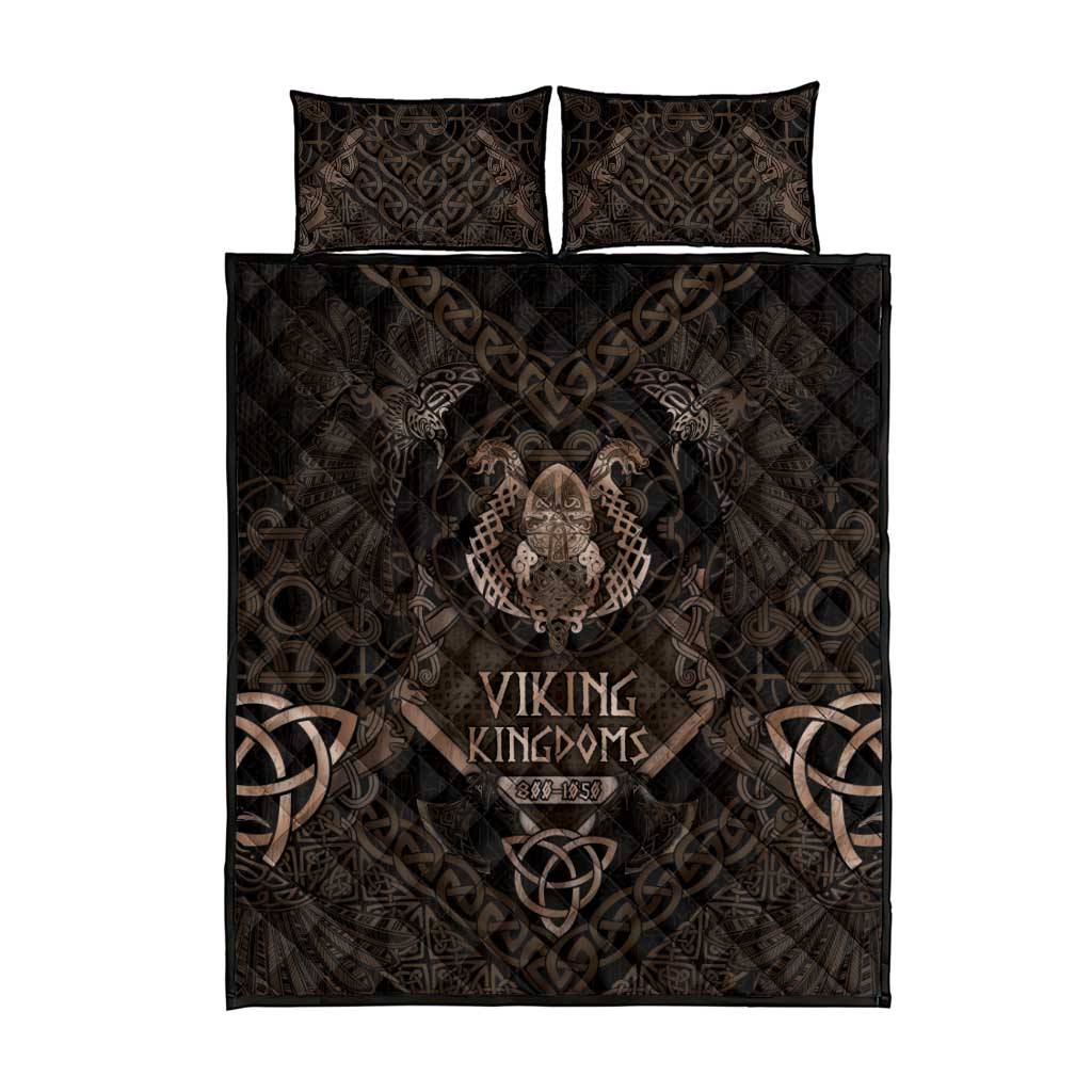 The Viking World Tour Quilt Bed Set Ancient Celtic Knot Patterns - Wonder Print Shop