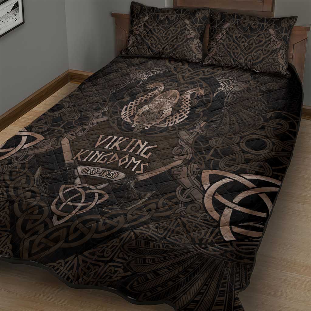 The Viking World Tour Quilt Bed Set Ancient Celtic Knot Patterns - Wonder Print Shop