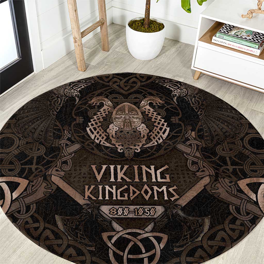 The Viking World Tour Round Carpet Ancient Celtic Knot Patterns - Wonder Print Shop