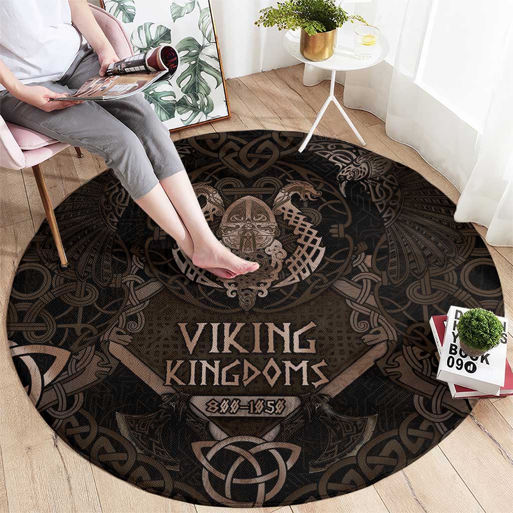 The Viking World Tour Round Carpet Ancient Celtic Knot Patterns - Wonder Print Shop