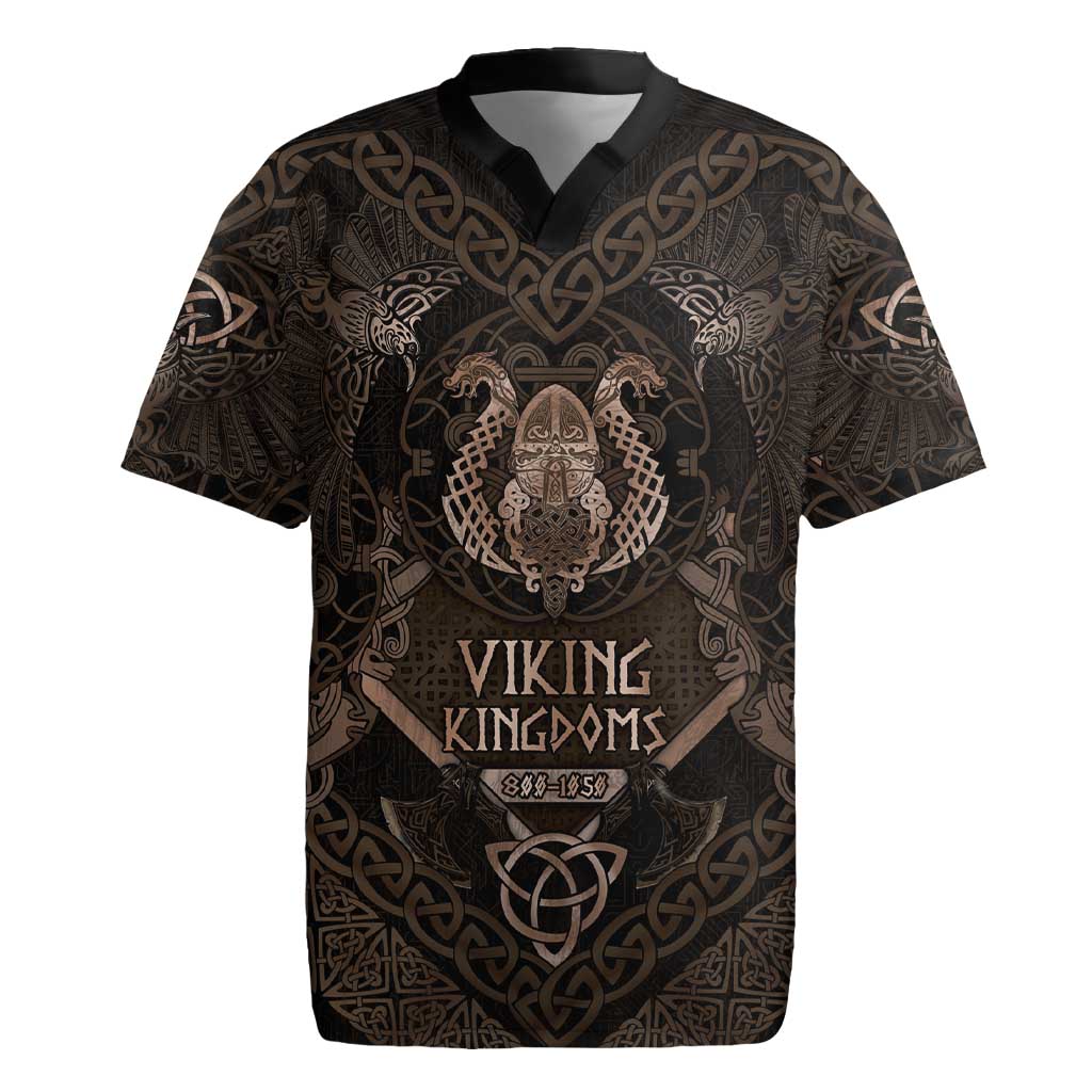 The Viking World Tour Rugby Jersey Ancient Celtic Knot Patterns - Wonder Print Shop