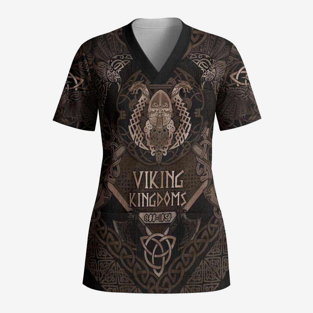 The Viking World Tour Scrub Top Ancient Celtic Knot Patterns - Wonder Print Shop