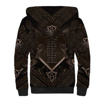 The Viking World Tour Sherpa Hoodie Ancient Celtic Knot Patterns - Wonder Print Shop