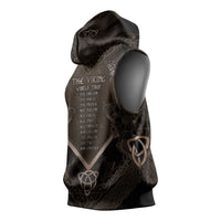 The Viking World Tour Sleeveless Hoodie Ancient Celtic Knot Patterns - Wonder Print Shop