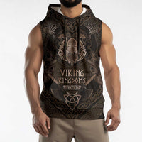 The Viking World Tour Sleeveless Hoodie Ancient Celtic Knot Patterns - Wonder Print Shop