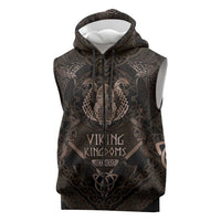 The Viking World Tour Sleeveless Zip Hoodie Ancient Celtic Knot Patterns - Wonder Print Shop